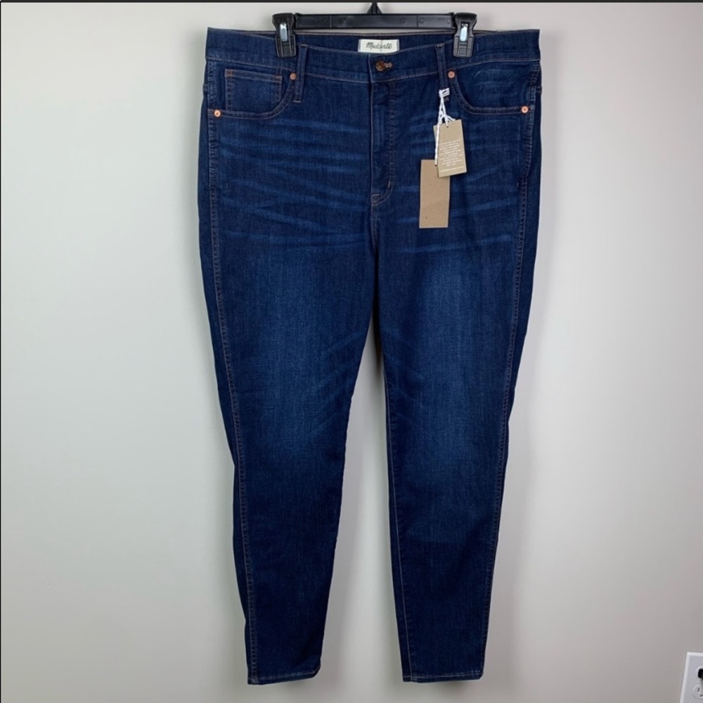 Madewell 10” Thermolite High-rise skinny jeans